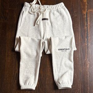 Essentials Light Gray Joggers